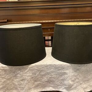 Elegant Black Lampshade Set